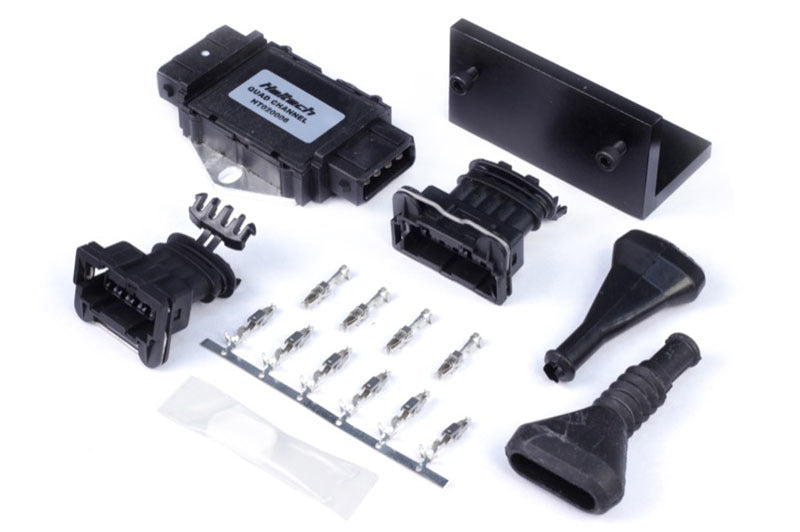 Haltech Quad Channel OEM Igniter (DUMB) w/Plugs/Pins/Mounting Bracket/Paste