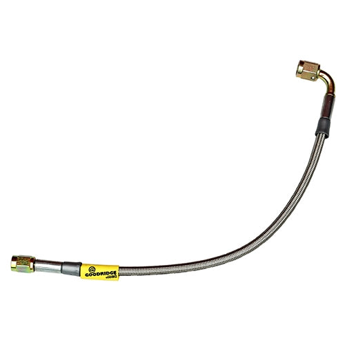 Performance World - 290316 -3AN 90 Degree/Straight D.O.T. Compliant Brake Line 16"