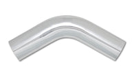 Vibrant 3.5in O.D. Universal Aluminum Tubing (60 degree Bend) - Polished