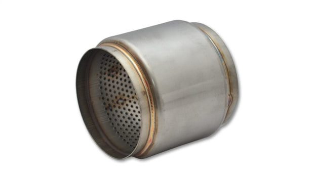 Vibrant SS Race Muffler 4.5in inlet/outlet x 5in long - Boost Factory