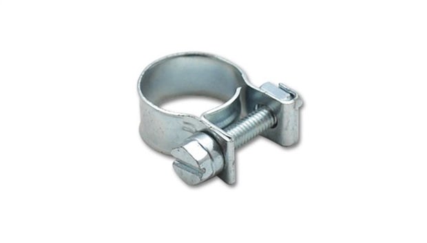 Vibrant Inj Style Mini Hose Clamps 15-17mm clamping range Pack of 10 Zinc Plated Mild Steel - Boost Factory