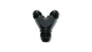 Vibrant -3AN x -3AN x -3AN Y-Adapter Fitting - Aluminum - Boost Factory