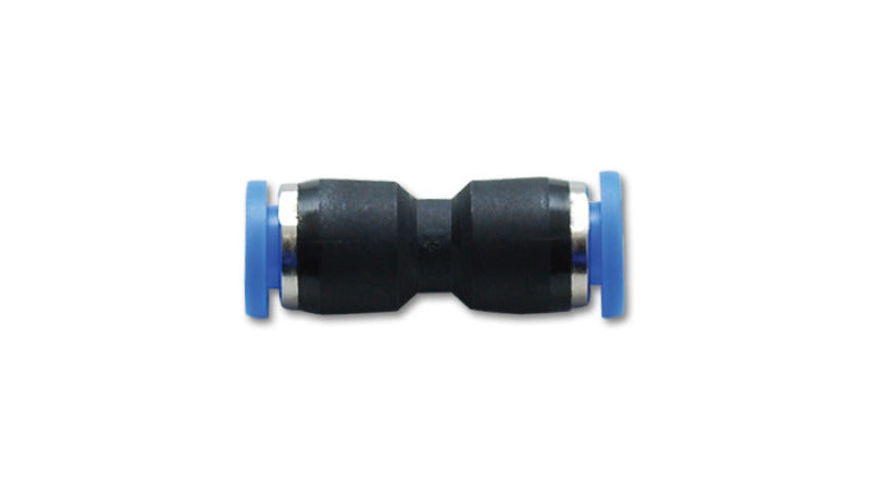 Vibrant Union Straight Pneumatic Vacuum Fitting - for use with 1/4in (6mm) OD tubing - Boost Factory