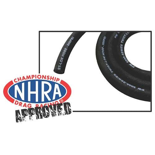 Performance World - 300012 3000-Series 300PSI Non-Woven Heater Hose NHRA Accepted. Sold/ft.