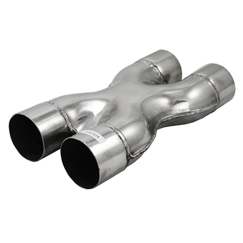 304225X 2.25" Stainless Steel X-Pipe
