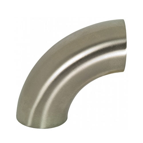 Performance World - 304915 1.50" Sanitary T304 Stainless Steel 90 Degree Elbow. 2.25" Radius. 16ga.