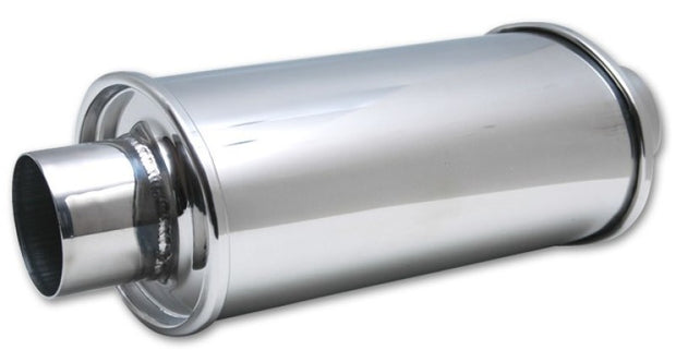 Vibrant ULTRA QUIET Resonator 2.75in inlet / outlet x 13.75in overall length - Boost Factory