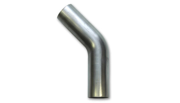 Vibrant 3in O.D. T304 SS 45 deg Mandrel Bend 6in x 6in leg lengths (5in Centerline Radius) - Boost Factory