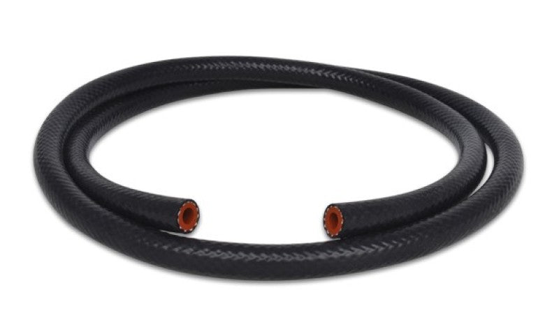Vibrant 1-1/4in (31.8mm) I.D. x 170 ft. Silicon Heater Hose 1-ply Polyester Reinforced - Black