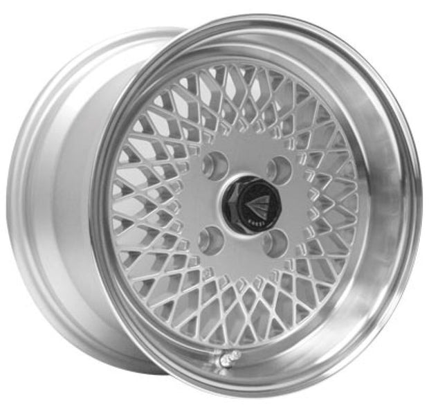 Enkei92 Classic Line 15x7 38mm Offset 4x114.3 Bolt Pattern Silver Wheel - Boost Factory