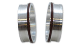 Vibrant HD Aluminum Weld Ferrules w/ O-Rings for 2in OD Tubing - Sold in Pairs