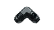 Vibrant -3AN 90deg Flare Union Fitting - Aluminum - Boost Factory