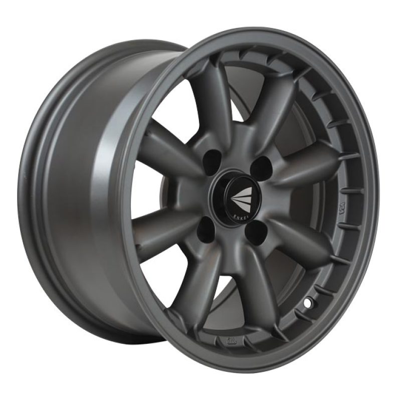 Enkei Compe 15x7 38mm Offset 4x100 Bolt Pattern 72.6mm Bore Dia Matte Gunmetal Wheel - Boost Factory
