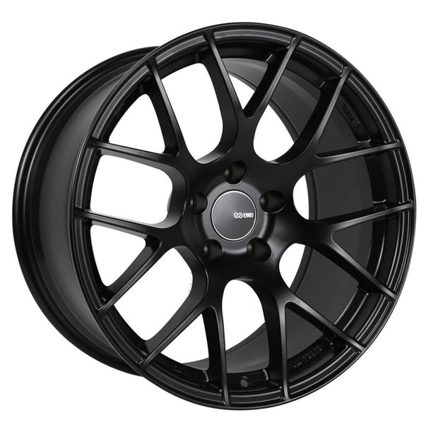 Enkei Raijin 18x8 40mm Offset 5x114.3 Bolt Pattern 72.6 Bore Diameter Matte Black Wheel - Boost Factory