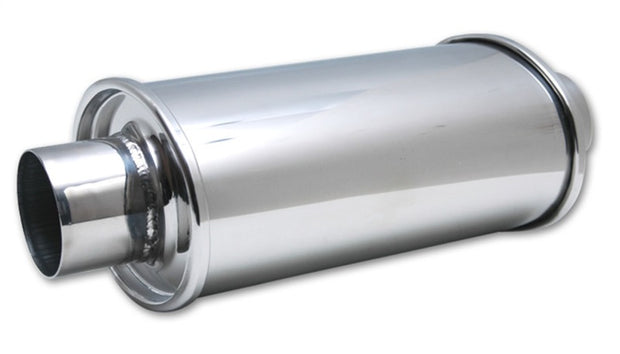 Vibrant ULTRA QUIET Resonator 2.25in inlet / outlet x 14in overall length - Boost Factory