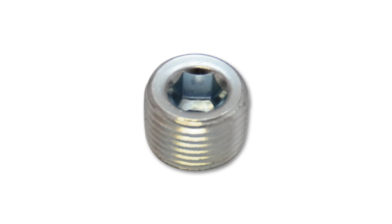 Vibrant 1/8in NPT Male Plug for EGT weld bung - Zinc Plated Mild Steel - Boost Factory