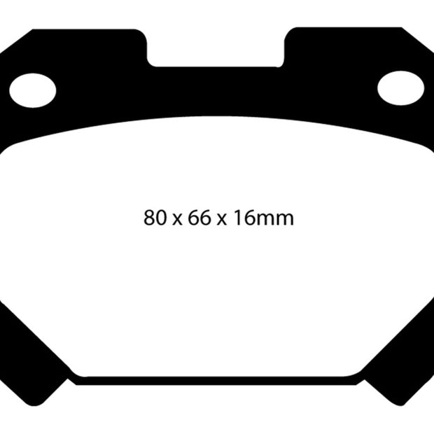 EBC 93-98 Toyota Supra 3.0 Twin Turbo Yellowstuff Rear Brake Pads