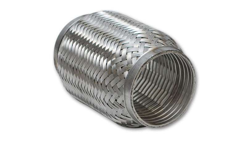 Vibrant SS Turbo FLEX Coupling with Interlock Liner 3in inlet/outlet x 8in long - Boost Factory