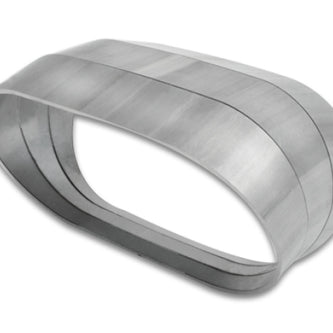 Vibrant Vertical 304 SS Nominal 3in. Oval / 2.35 in. Centerline Radius, 15 degree per cut -Set of 3 - Boost Factory