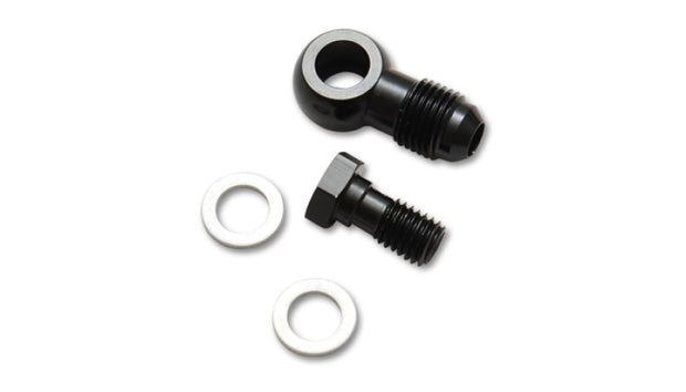 Vibrant -3AN Male Banjo Fitting 12mm x 1.0 Metric Aluminum + 2 Washers - 11504