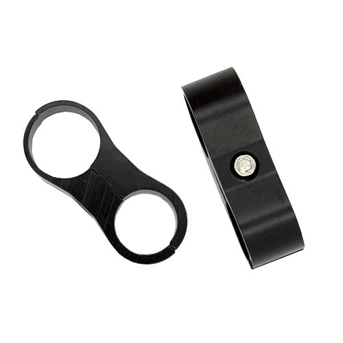 Performance World - 541033 3/16" 2-Line Aluminum Seperators 3/pk Black
