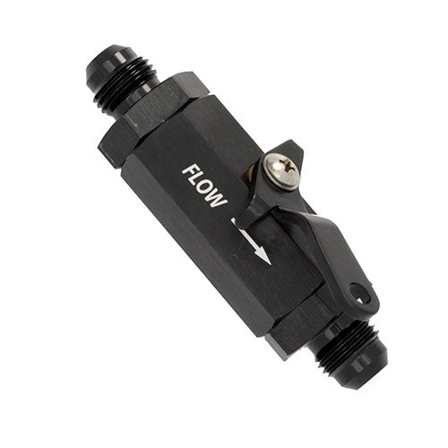 Performance World - 547206 -6AN Inline Fuel Shut-off Valve