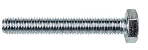 M10 x 1.5mm Metric Bolts Coarse Thread, Zinc Coated