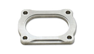 Vibrant T304 SS 4 Bolt Flange for 4in O.D. Oval tubing