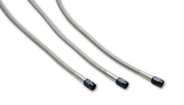 Vibrant Univ Oil Feed Kit 2ft Teflon lined S.S. hose with two -3AN female fittings preassembled - Boost Factory