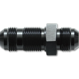 Vibrant -3AN Flare Straight Bulkhead Adapter Fitting - Aluminum - Boost Factory