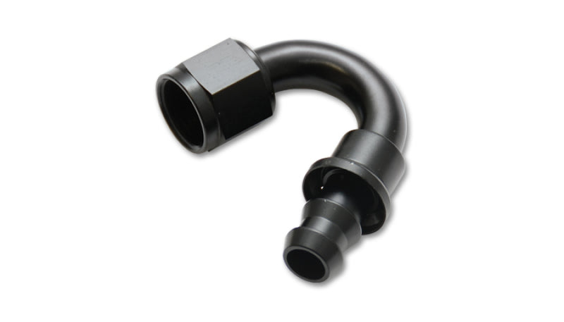 Vibrant -6AN Push-On 150 Degree Hose End Fitting - 22506