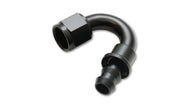 Vibrant -6AN Push-On 150 Degree Hose End Fitting - 22506