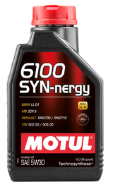 Motul 1L Technosynthese Engine Oil 6100 SYN-NERGY 5W30 - VW 502 00 505 00 - MB 229.5