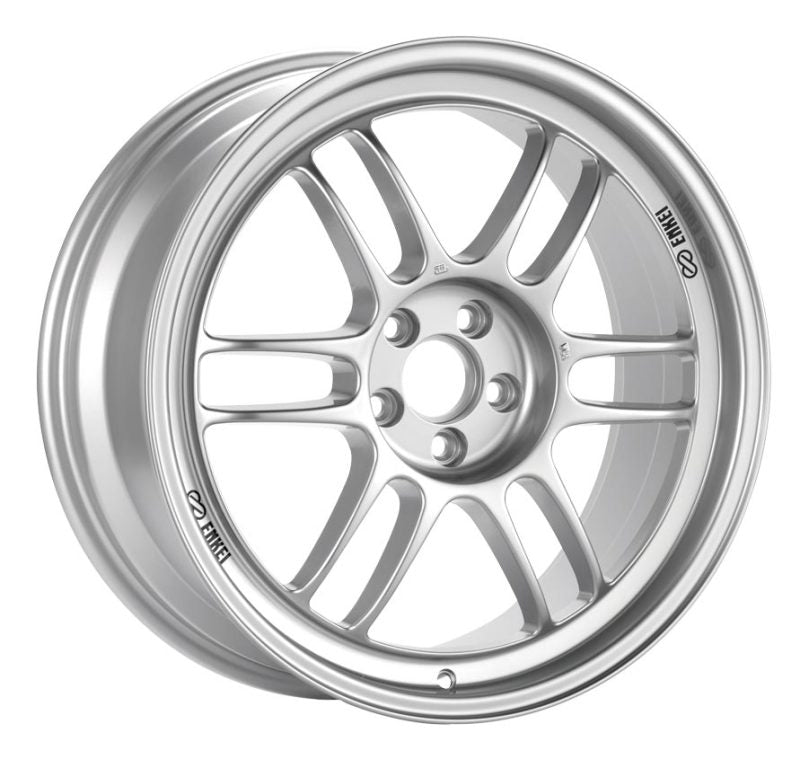 Enkei RPF1 15x8 4x100 28mm Offset 5 Hub Bore Silver Wheel - 11.64Lbs - Boost Factory