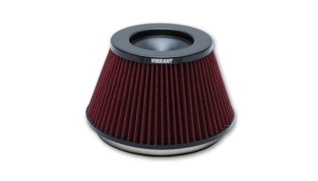 Vibrant The Classic Perf Air Filter 5in OD Conex3-5/8in Tallx6in ID Bellmouth VelocityStack10950-52 - Boost Factory