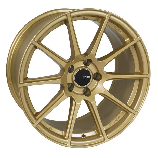 Enkei TS10 17x8 5x100 45mm Offset 72.6mm Bore Gold Wheel - Boost Factory