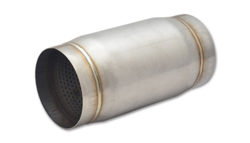 Vibrant SS Race Muffler 4in inlet/outlet x 9in long - Boost Factory