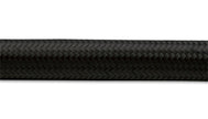Vibrant -8 AN Black Nylon Braided Flex Hose (20 foot roll)