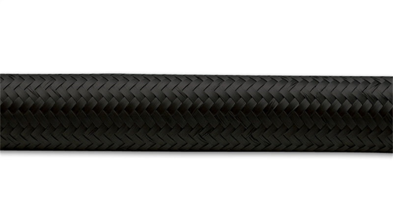 Vibrant -10 AN Black Nylon Braided Flex Hose (20 foot roll) - Boost Factory