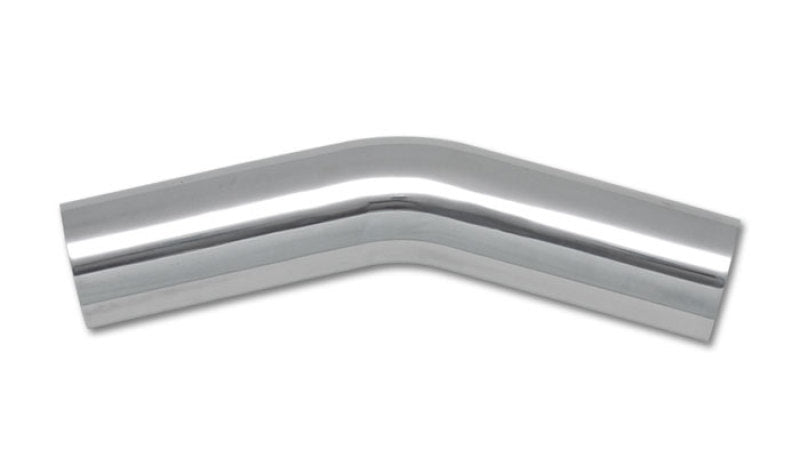 Vibrant 3.5in O.D. Universal Aluminum Tubing (30 degree Bend) - Polished - 2812