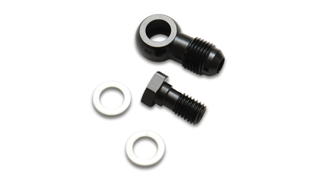 Vibrant -6AN Male Banjo Fitting 10mm x 1.25 Metric Aluminum w/2 Washers - 11526
