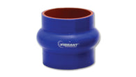 Vibrant Silicone  Hump Hose Coupler 1.00in ID x 3.00in Long - Blue
