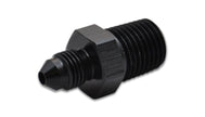 Vibrant -4AN to 3/8in NPT Straight Adapter Fitting - Aluminum - Boost Factory