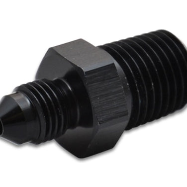 Vibrant -4AN to 3/8in NPT Straight Adapter Fitting - Aluminum - 10213