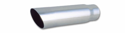 Vibrant 3in Round SS Truck/SUV Exhaust Tip (Single Wall Angle Cut) - 2.25in inlet 11in long - Boost Factory