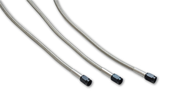 Vibrant Univ Oil Feed Kit 4ft Teflon lined S.S. hose with two -3AN female fittings preassembled - Boost Factory