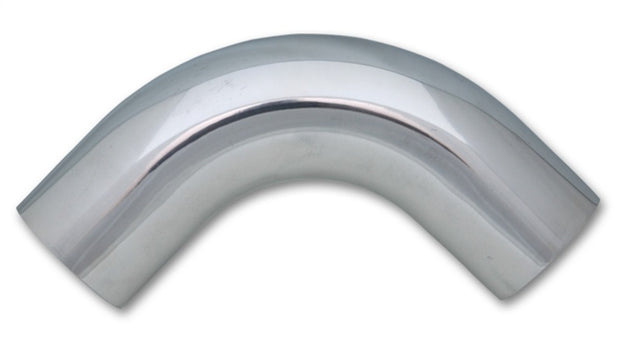 Vibrant 4in O.D. Universal Aluminum Tubing (90 degree bend) - Polished - Boost Factory