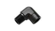 Vibrant 1/4in NPT Female to Male 90 Degree Pipe Adapter Fitting - Boost Factory