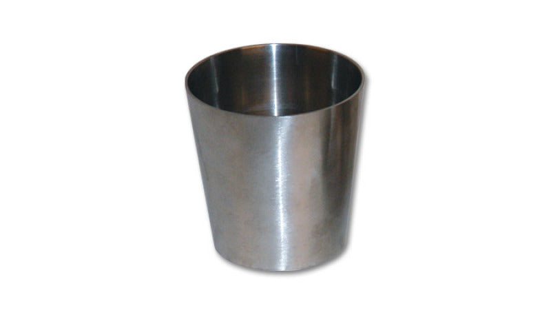 Vibrant 3in x 4in T304 Stainless Seel Straight (Concentric) Reducer - Boost Factory