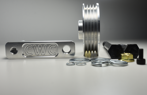 CWC LS1 Alternator Bracket ( ALL RB) - BLACK ONLY - Boost Factory